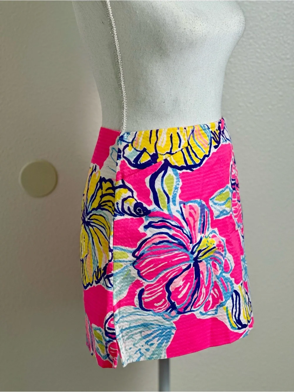 Lilly Pulitzer Marigold Skort in the “Kir Royal Pink Swept By The Tides” Print